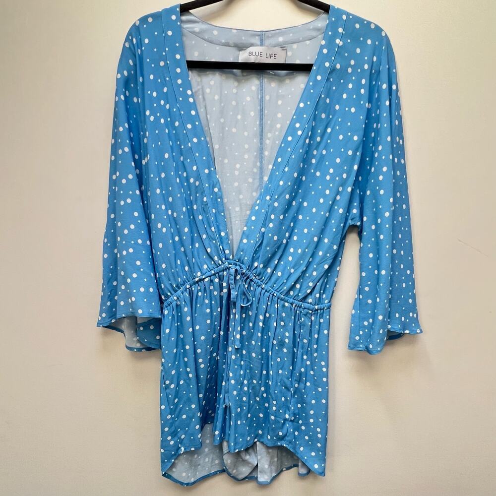 Blue‎ Life Polka Dot Nirvana Jumper Size M